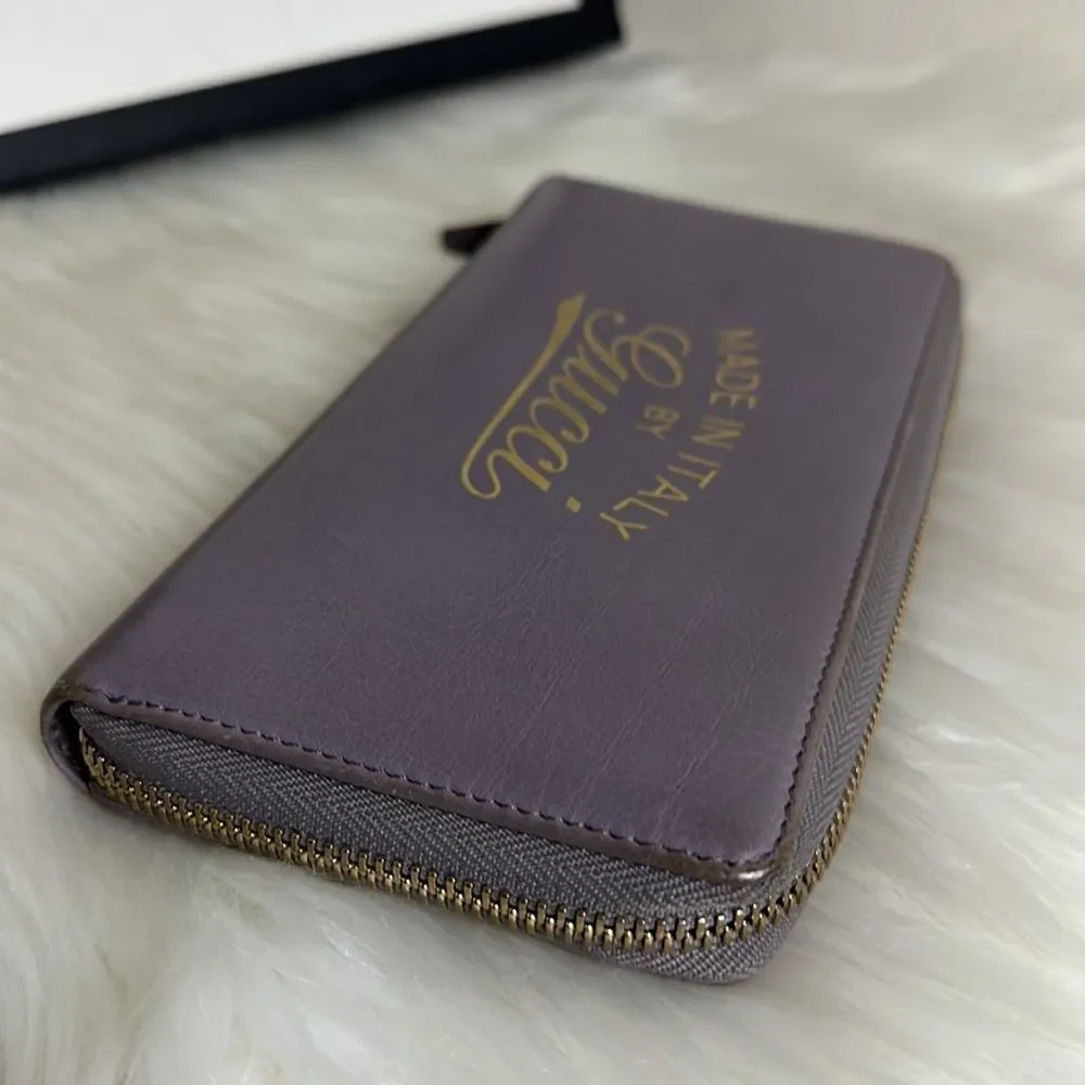 💯Authentic Gucci Zipped Around Long Wallet🍀